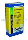 WEBER WeberTop 203 aquabalance - 1,5mm škrábaná omítka barevná jemnězrnná 25kg